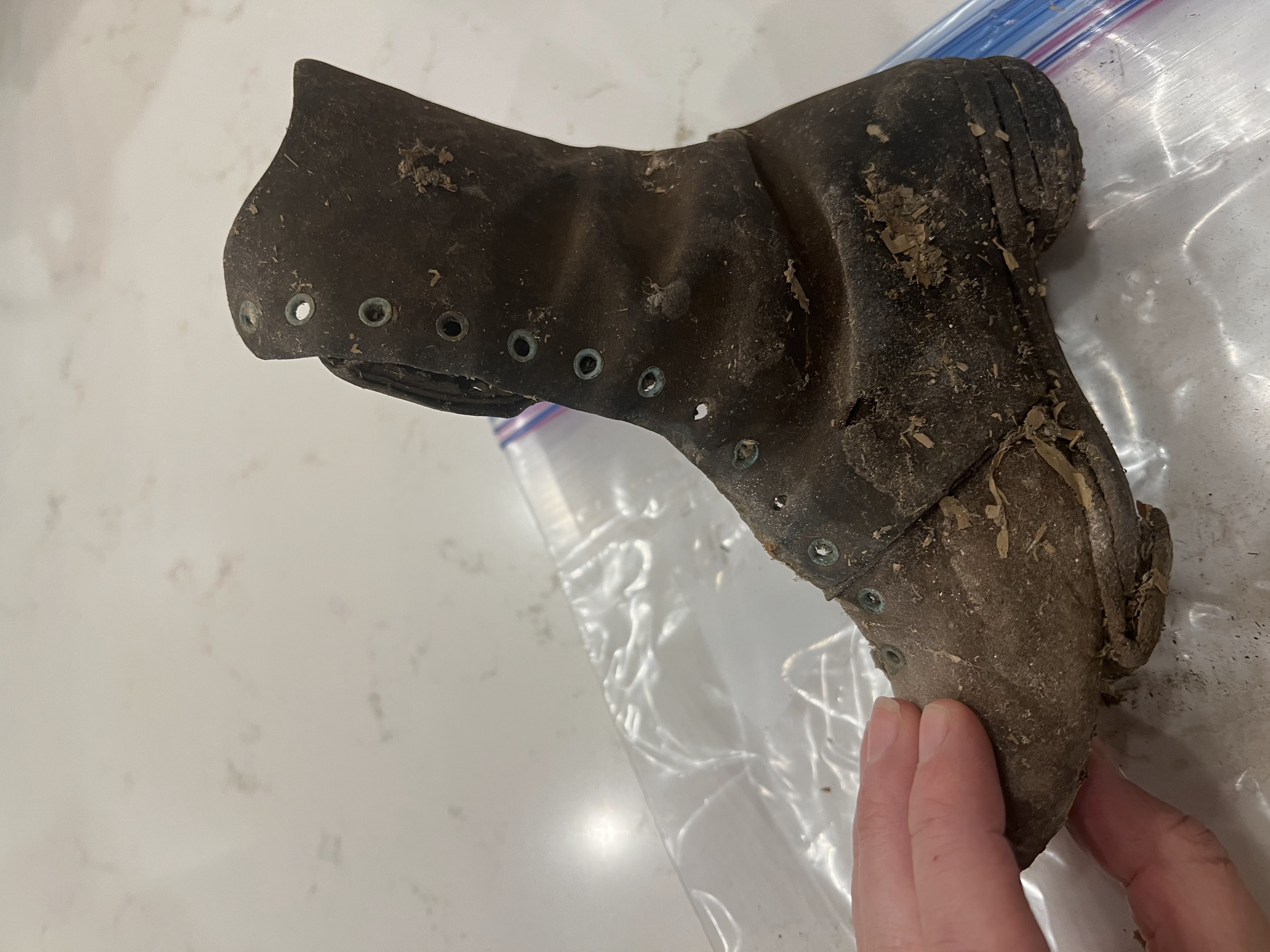 Freshly stacked reclaimed boards in storage